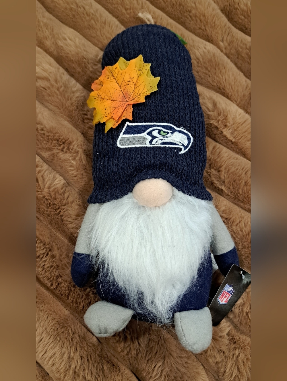 Seattle Seahawks Mixed Material Harvest Plush Gnome FOCO